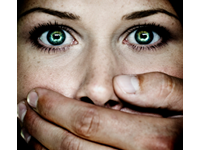 Woman with hand over her mouth - rcc bring light 07